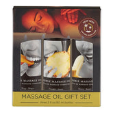 Edible Tropical Massage Oil Trio 3 x 59 ml - Mango Pineapple Banana Massage Oil